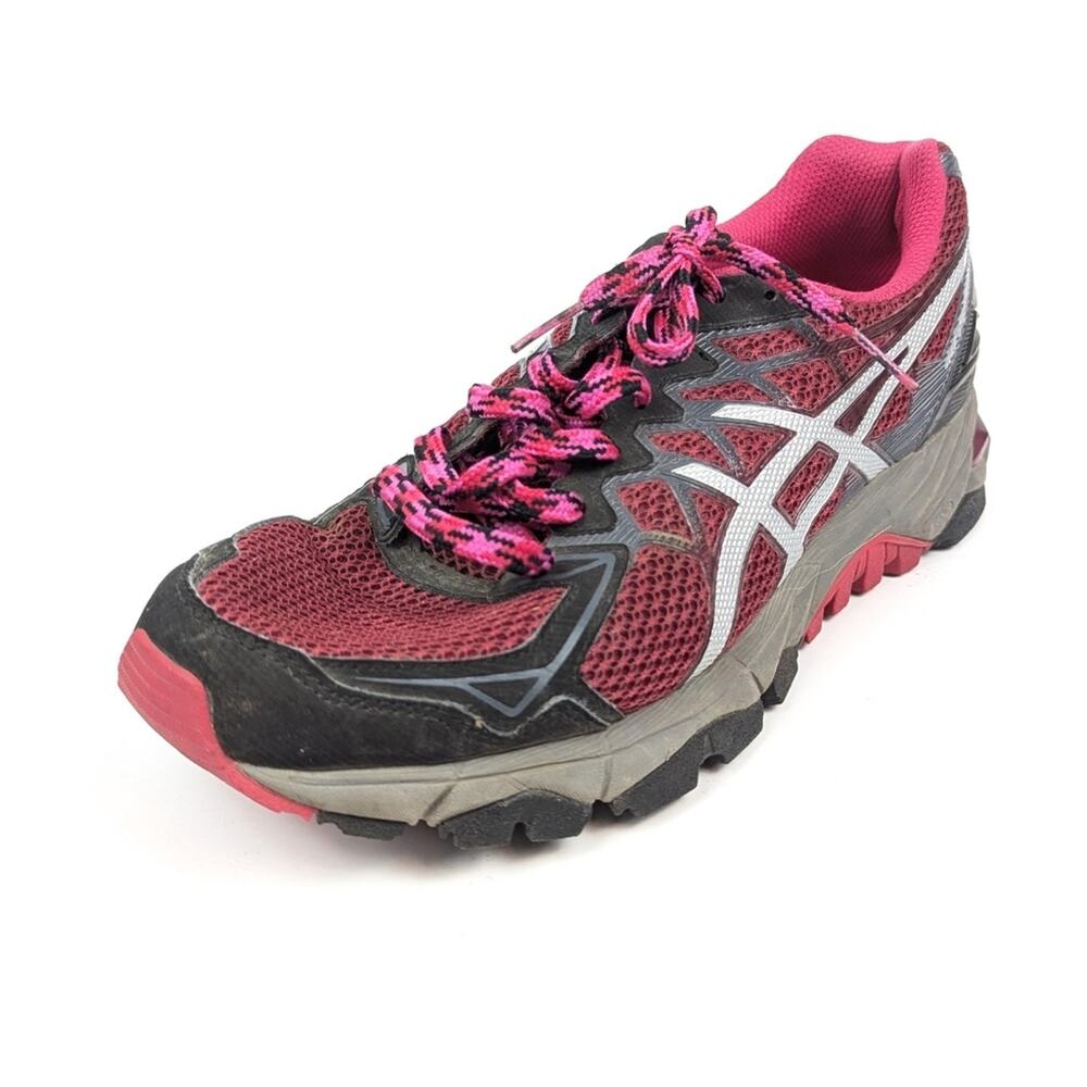 Asics Black Pink Gel-Fuji Trabuco Athletic Sneakers Size 9.5
